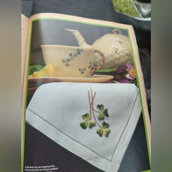 Creative Ideas for Living Magazine March 1986 Sewing Crafts Four Leaf Clover - Picture 4 of 6
